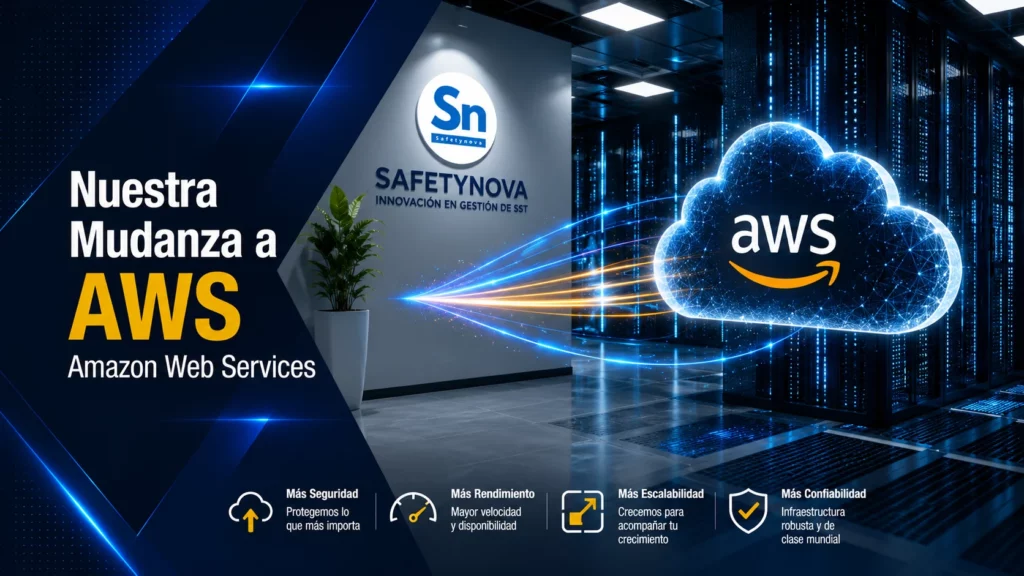 Safetynova usa la tecnología de AWS (Amazon Web Services)