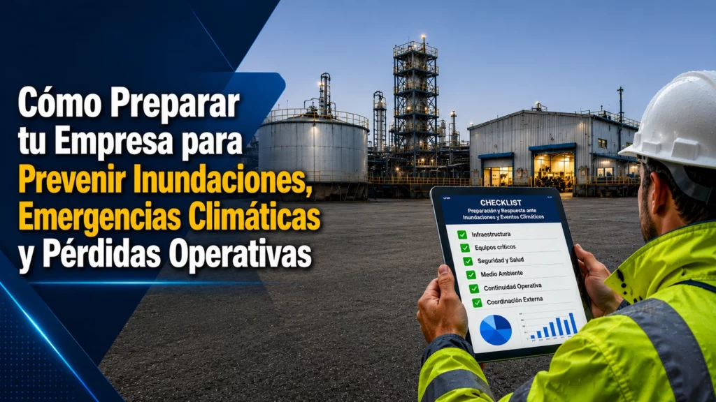 Cómo Preparar tu Empresa para Prevenir Inundaciones, Emergencias Climáticas y Pérdidas Operativas